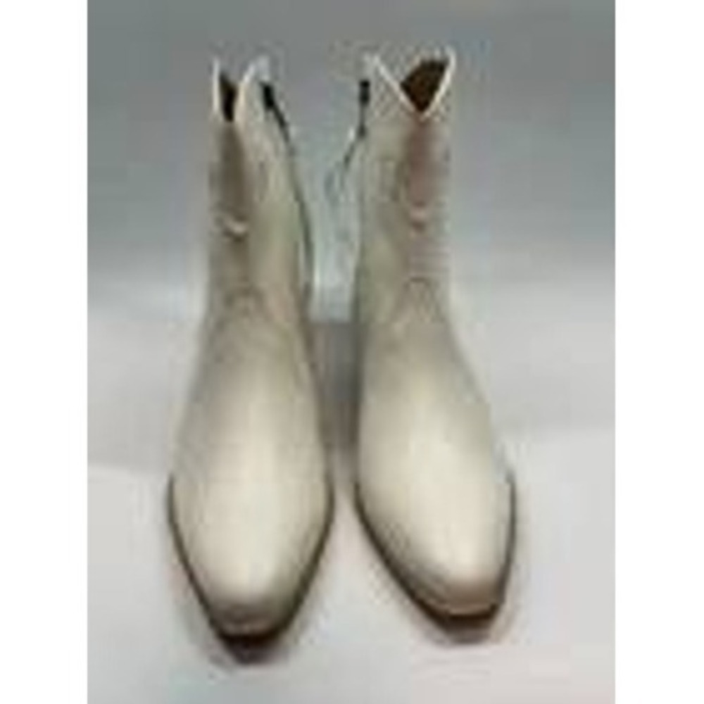 Ccocci Women's Western Ankle Boots White Size 8.5 - Picture 3 of 4